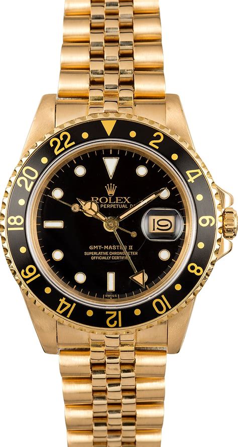 yellow gold rolex gmt